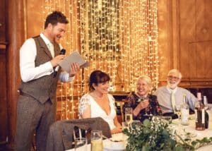 wedding toast groom romantic speechy