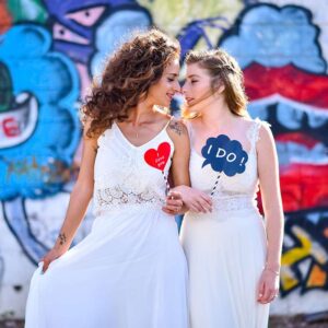 Lesbian bride speech template - humorous, sentimental, inclusive, diverse, original - crafted by the speechwriting experts at Speechy