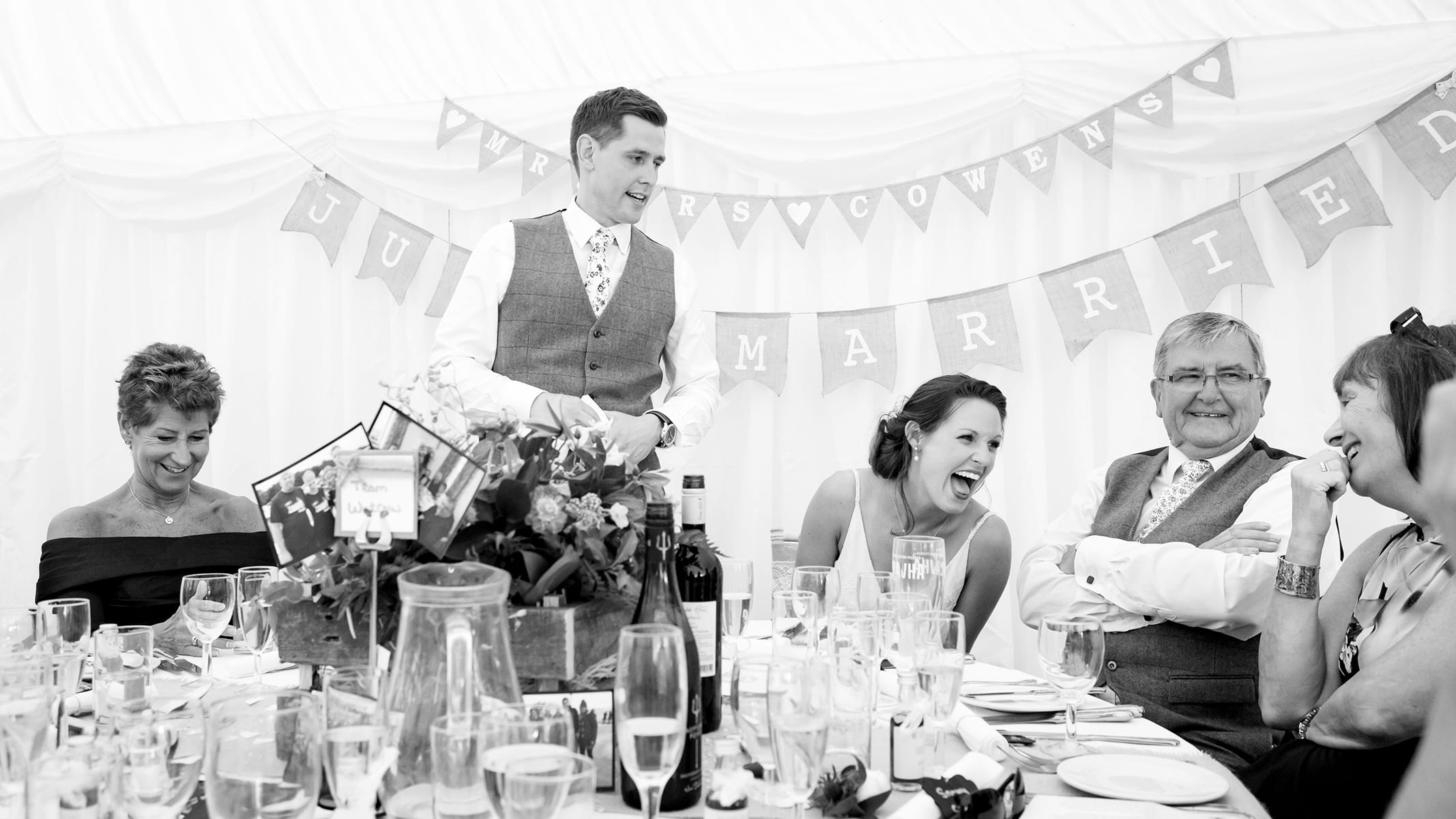 groom nailing the wedding speech structure