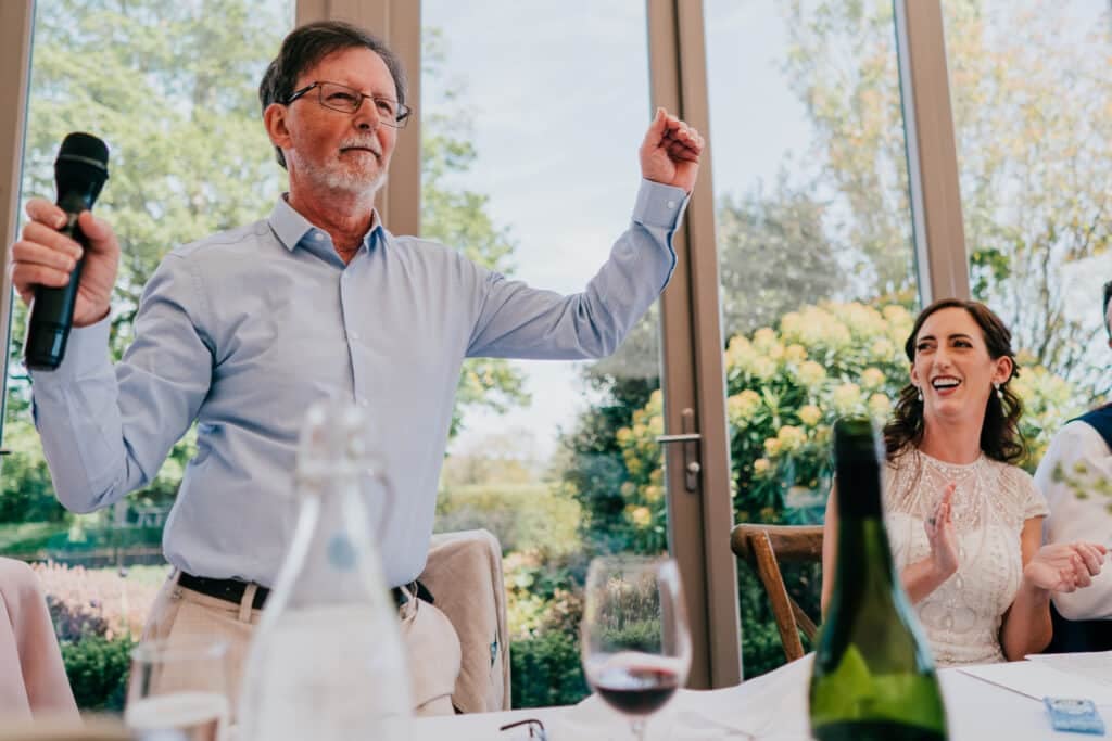 wedding toast by father of the bride