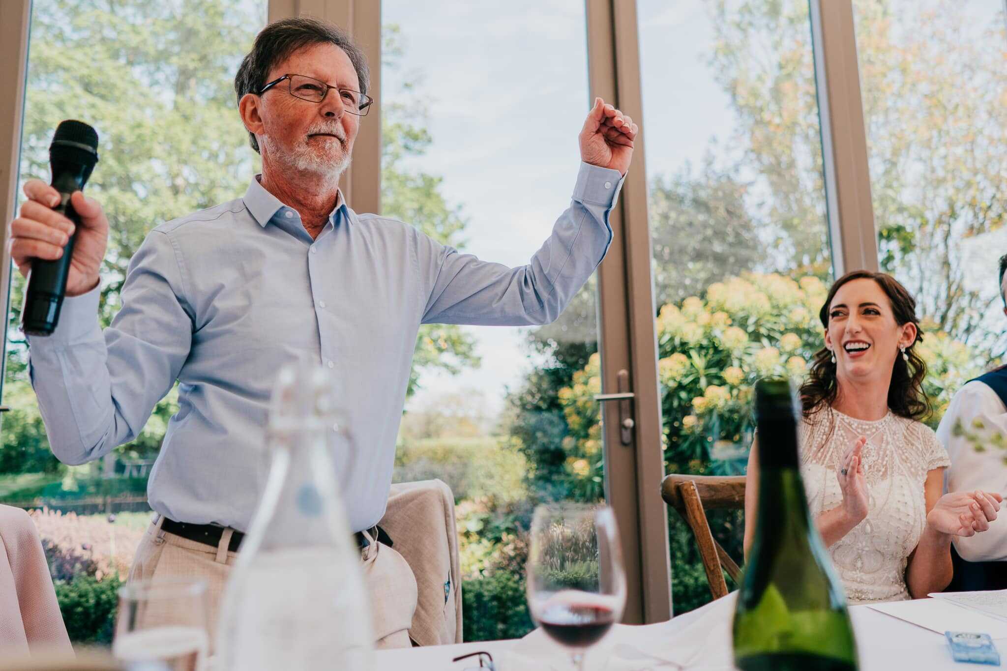wedding toast by father of the bride