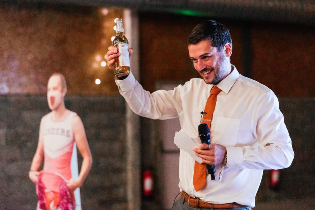 best man speech at a modern wedding