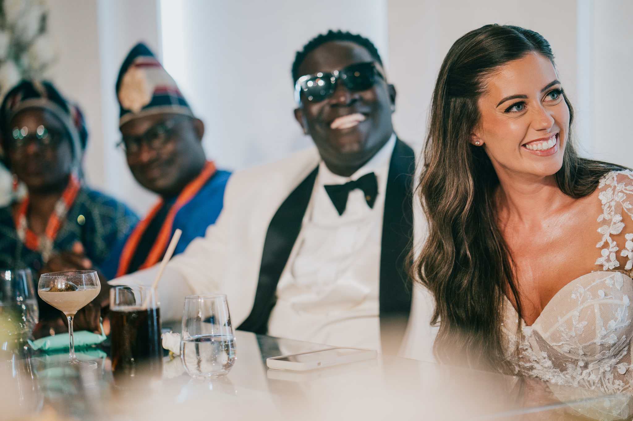 urgent wedding speech - still delivers smiles from the bride and groom