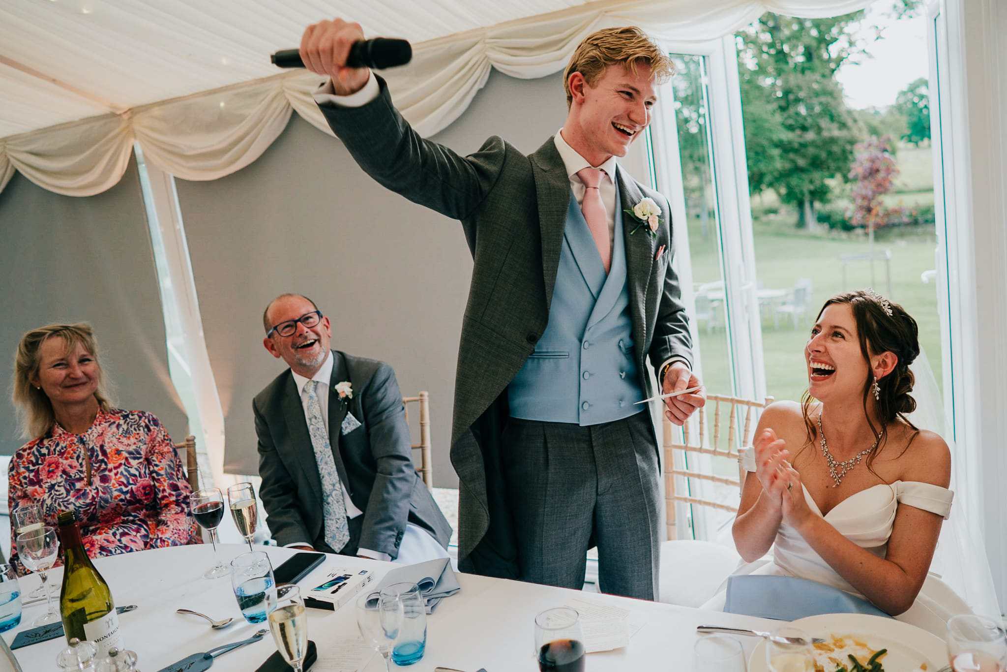groom speech in action